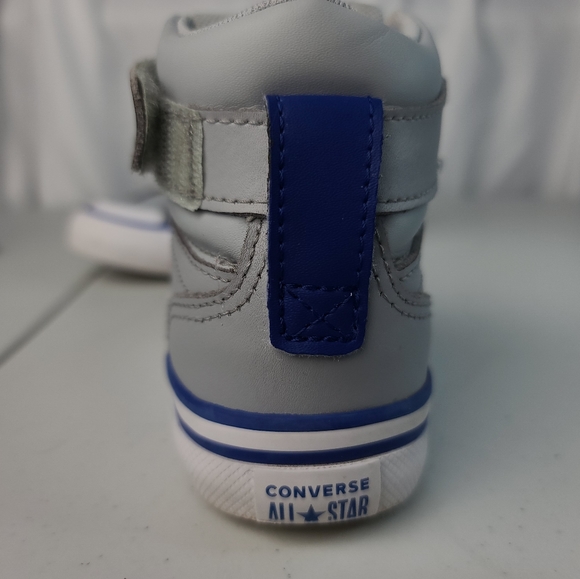 CONVERSE KIDS LEATHER HI TOP SNEAKER - Picture 3 of 10